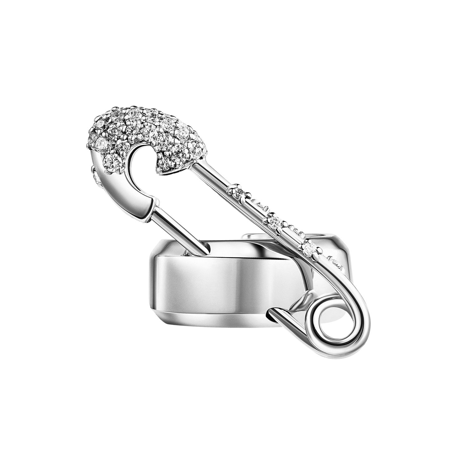 Кафф Crystal Pin Cuff - Silver