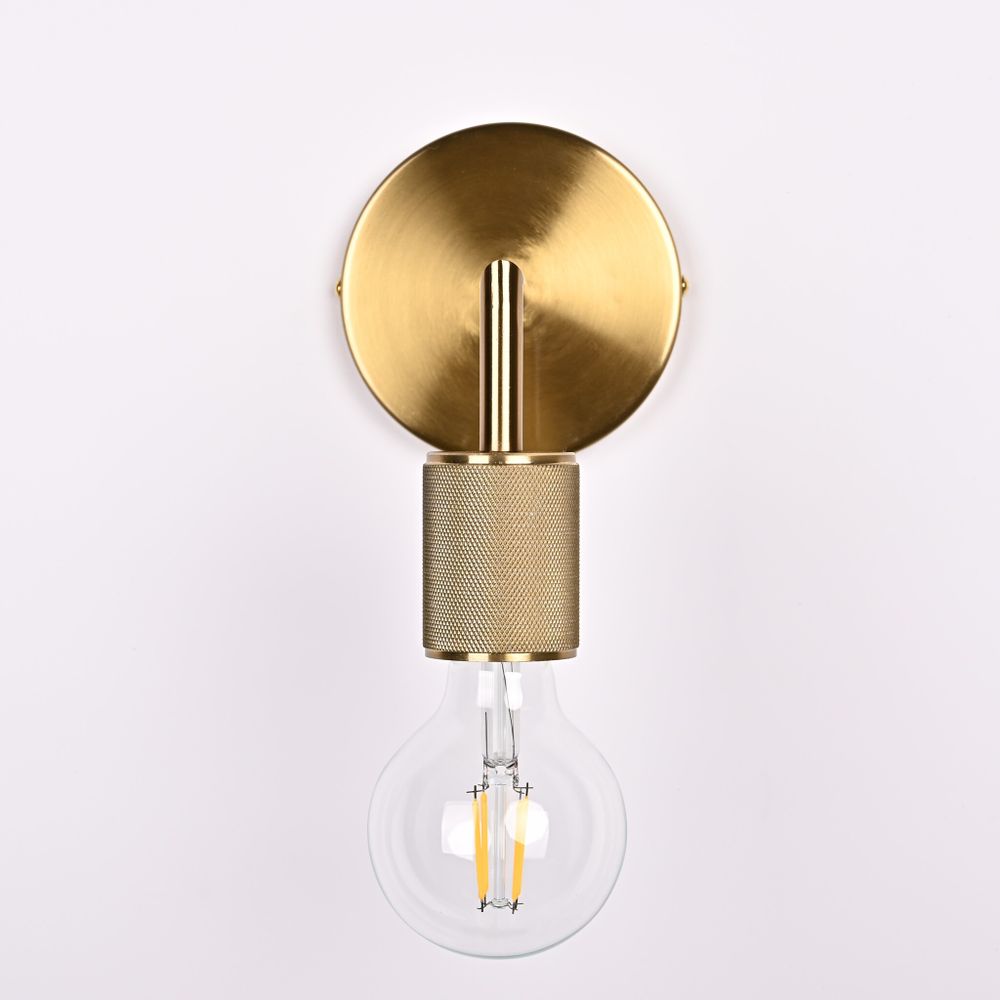 Бра Rh Utilitaire Single Sconce Brass By Imperiumloft