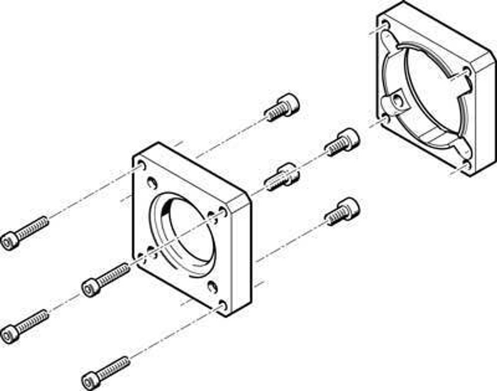 EAMF-A-48A-60G/H Фланец электродвигателя