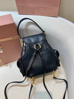 Miu Miu Leather Backpack 22 cm