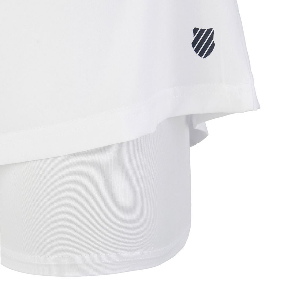 Женская теннисная юбка K-Swiss Core Team Skirt Women - White, Multicoloured