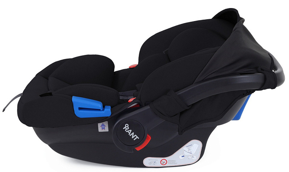 Детская коляска Rant Falcon Soft Therm 3 в 1 с автокреслом Cruise Black Black