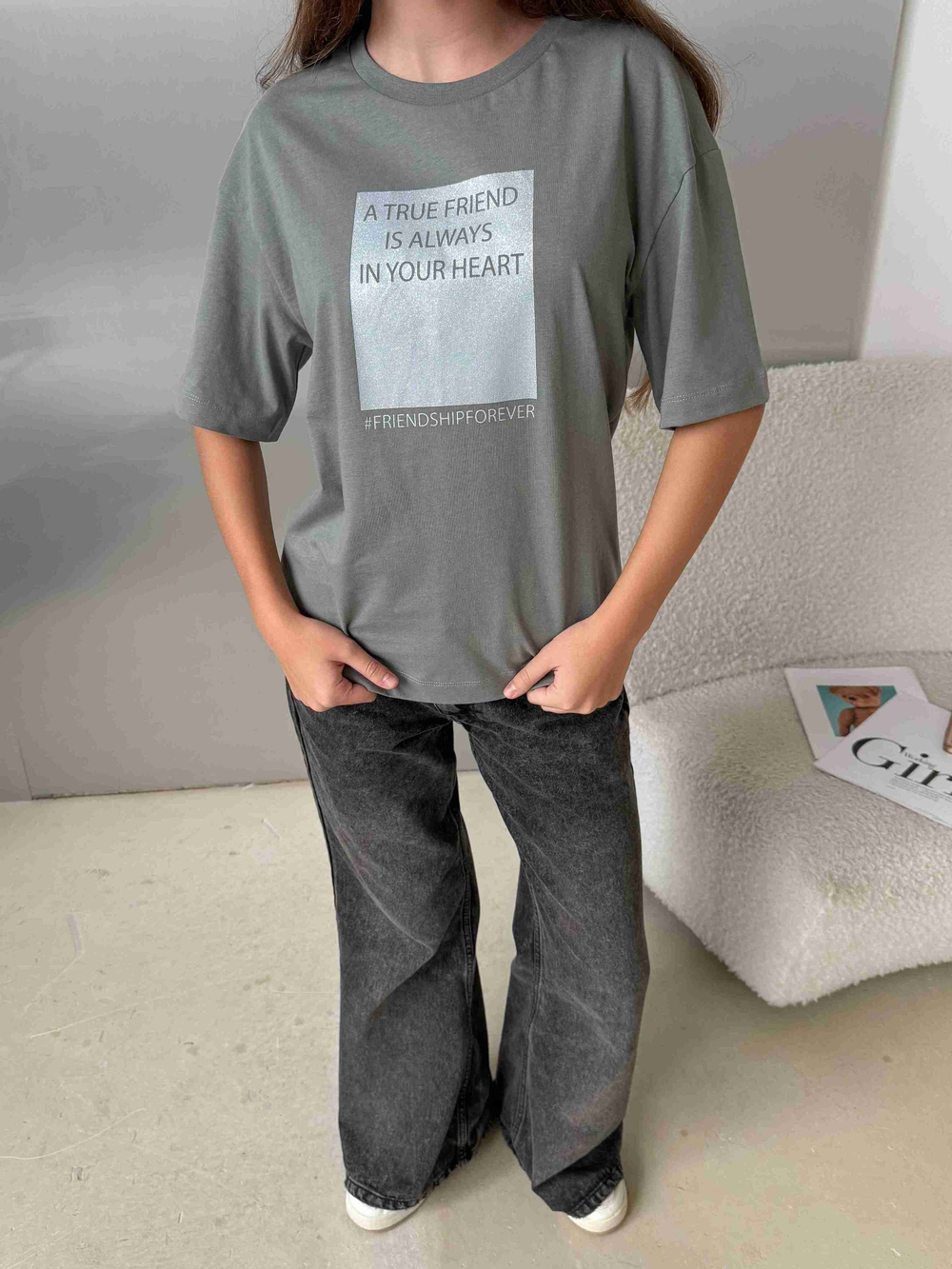 Футболка для девочки true friend