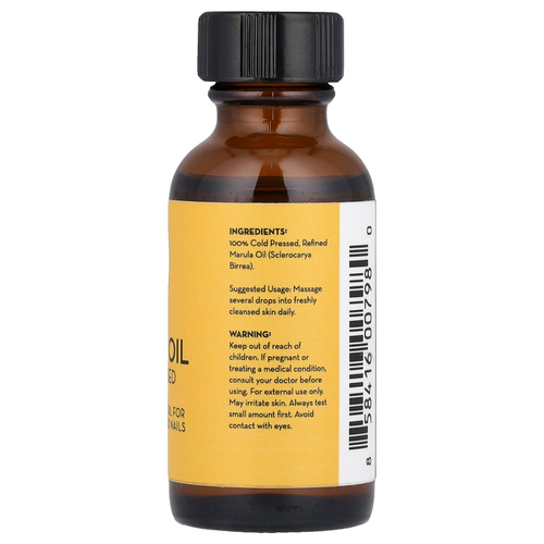 Pure Body Naturals, Масло марулы, холодного отжима, 30 мл (1 жидк. унц.)