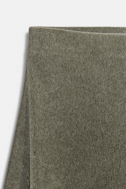 ZARA ЮБКА ИЗ МЯГКОЙ ТКАНИ, СВЕТЛО-ОЛИВКОВЫЙ