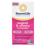 Renew Life, Women's Wellness, Vaginal & Urinary Complete, 60 Vegetarian Capsules