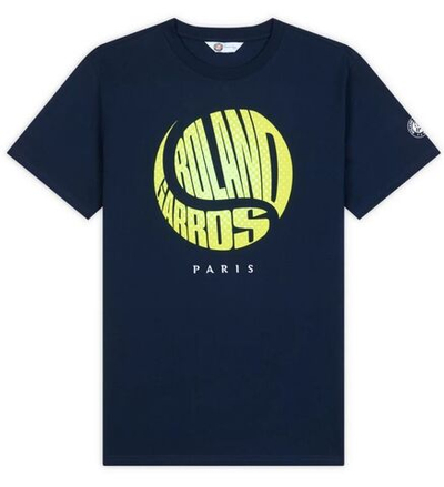 Мужская теннисная футболка Roland Garros Santiago T-Shirt - небесный