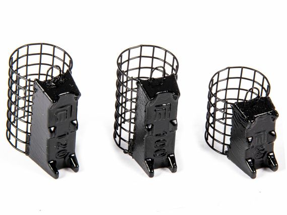 Набор металлических фидерных кормушек FC M1 ТОЧНЫЙ ЗАБРОС РЕКА 80г 100г 120г 3шт. коробочная версия