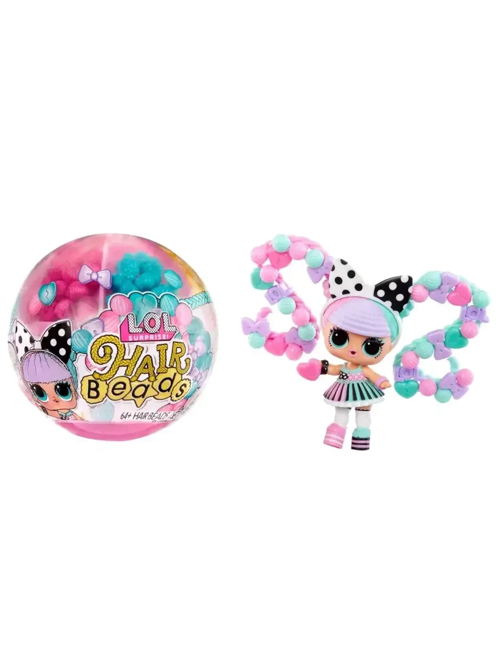 Кукла Лол Сюрприз в шаре Lol Hair Beads оригинал
