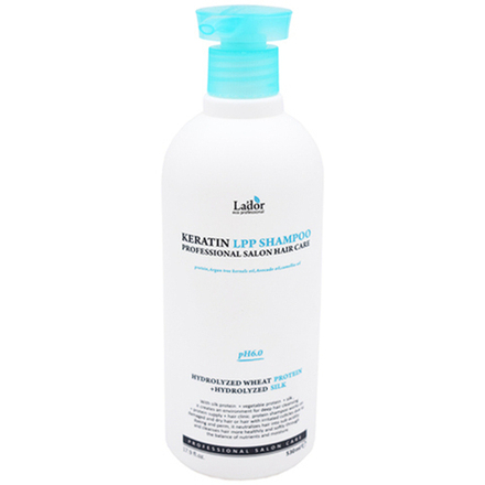 Шампунь для волос бессульфатный кератиновый - Lador PH 6.0 Keratin LPP shampoo, 530 мл