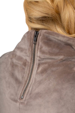 Костюм с декором на груди и замочком на спинке (Размер: L) (Цвет: синий)