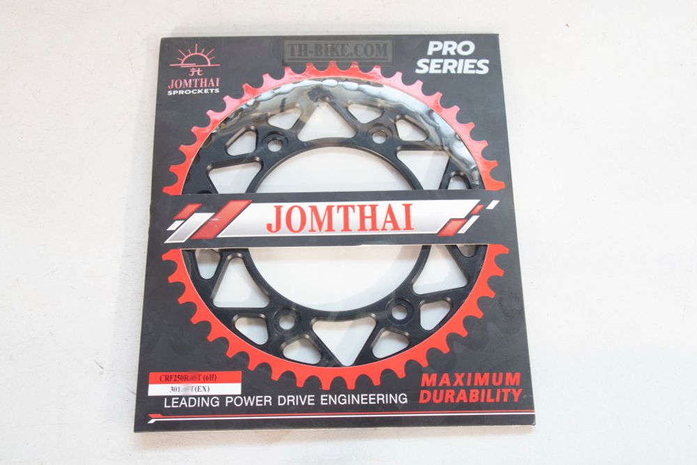 Sprocket driven rear, 40-42-43-45-48-50. JT Pro Series, Model 301 for Honda CRF250L, XR250. Light Steel