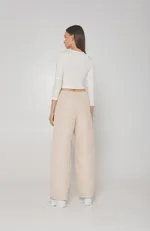 Брюки Alexandra Talalay стёганые AT019 ванильные