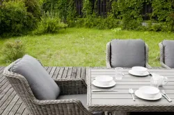 "Цесена" плетеный стол из искусственного ротанга