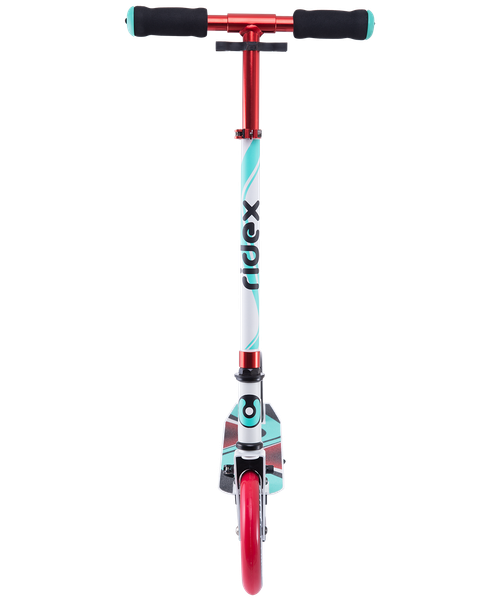 Самокат городской RIDEX Liquid 180 мм, белый/красный