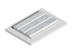 Стеновая панель HiWood декорированная, 270x12 см