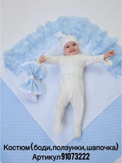 Конверт на выписку для новорожденных летний