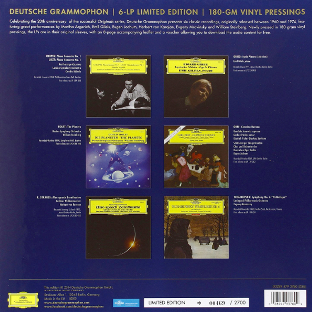 Сборник / The Originals Legendary Recordings (6LP)
