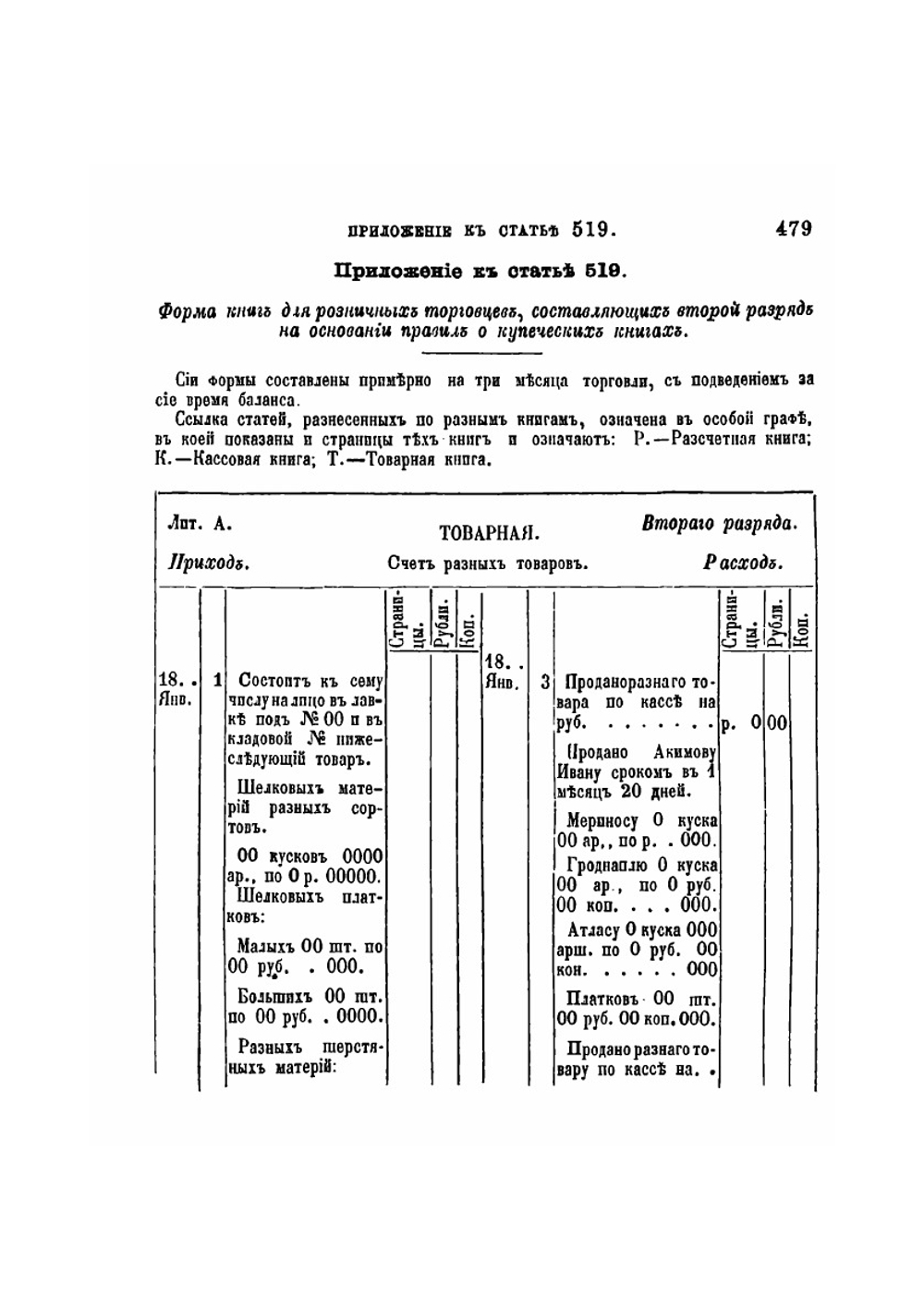 Уставы торговый, фабричной и заводской промышленности и ремесленный. Часть 2 (Приложения) | Нет автора