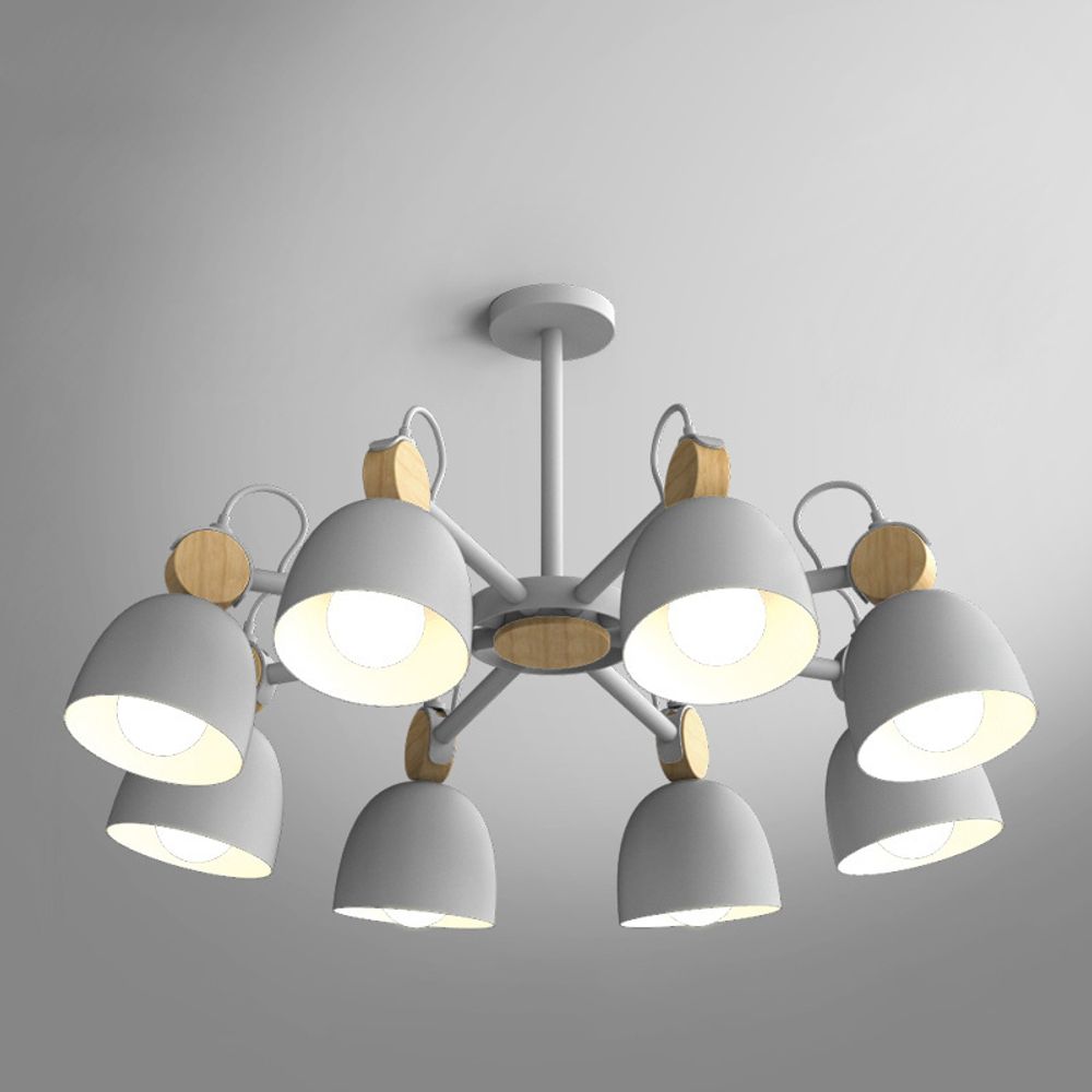 Люстра На Штанге Rolla 8 Gray By Imperiumloft