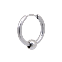Серьга кольцо с шариком (2,5*19 мм)