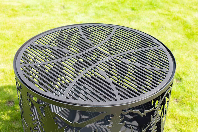 Решетка-гриль для костровой чаши из стали Fire-House, 80 см