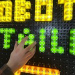 Светящийся конструктор на стену развивающая панель (56х56 см) Х4