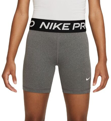 Детские шорты Nike Kids Pro Dri-Fit 5" - carbon heather/white