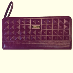 Портмоне «Геометрия». Цвет фуксия