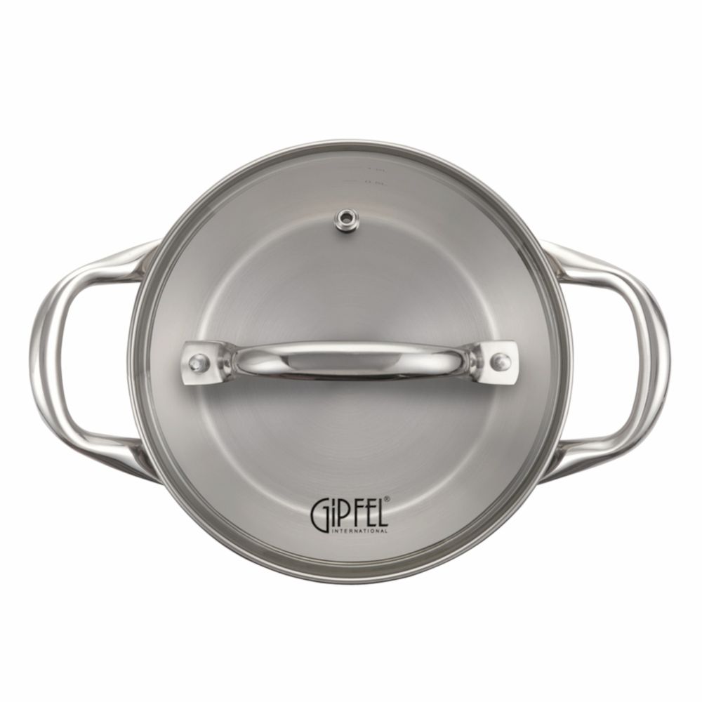 Кастрюля из нержавеющей стали Gipfel Era 1377 18 см/2 л
