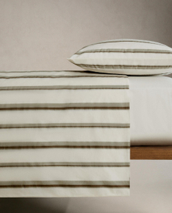 Пододеяльник Zara Home перкаль, хлопок 100%, в полоску, 5185/088
