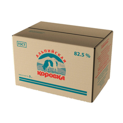 Спред Альпийская Коровка 82,5% «Экомилк» - 5 кг