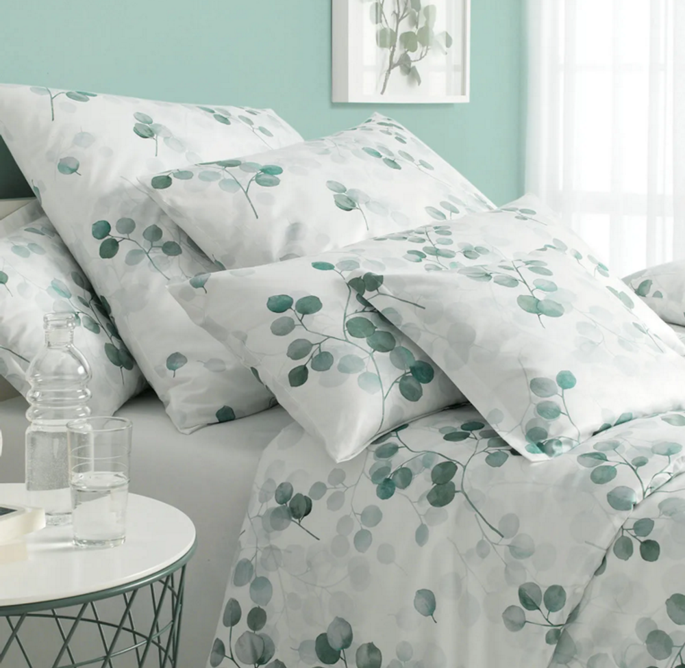 Постельное белье семейное Elegante Eukalyptus org 2248R/4