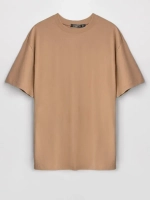 Футболка оверсайз базовая однотонная