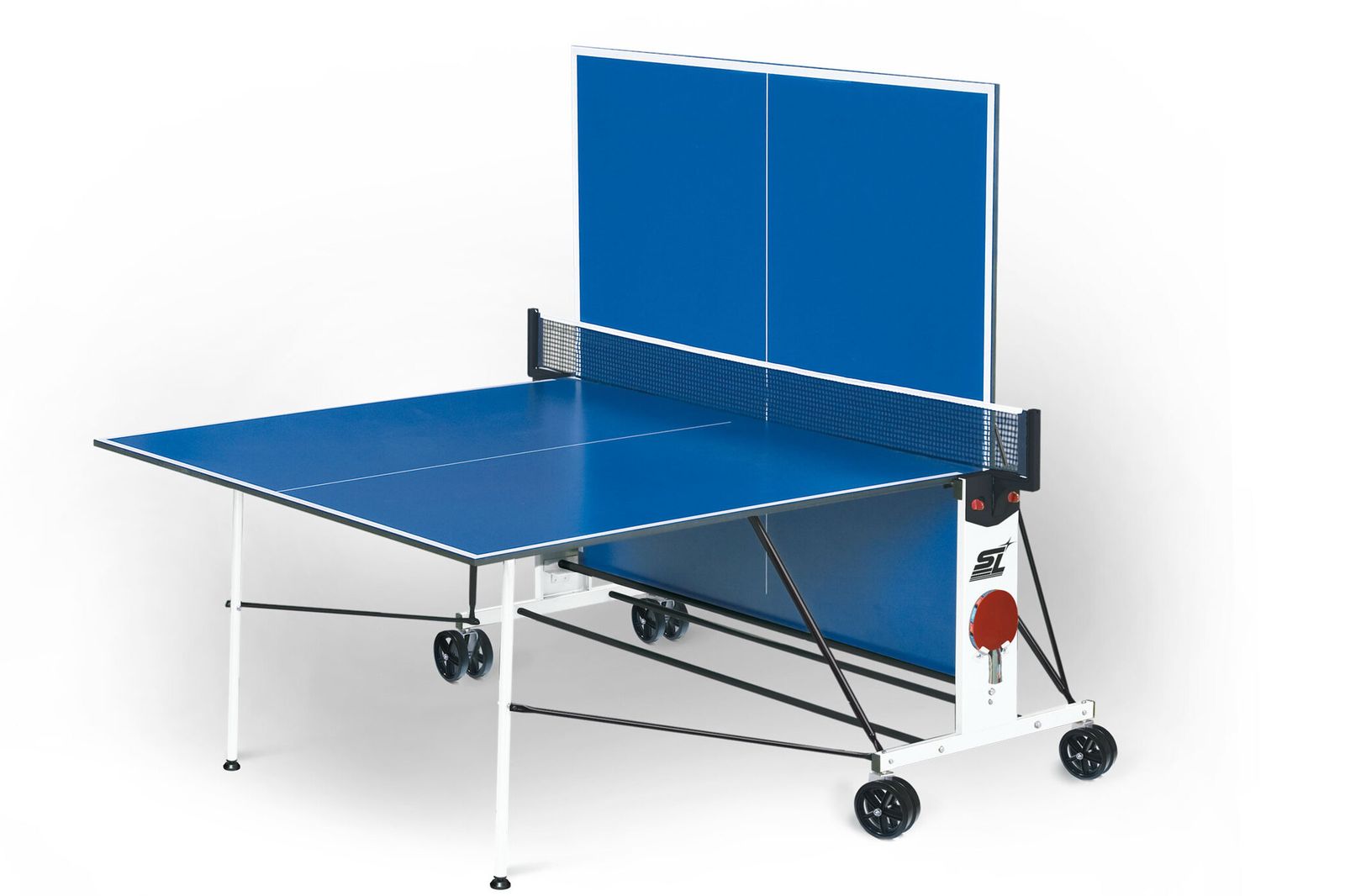 Стол теннисный Start line Compact LX BLUE фото №7