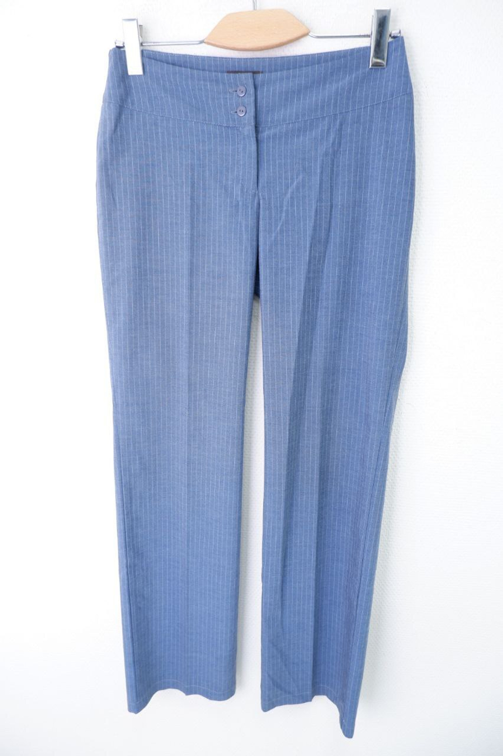 Брюки Jeffa голубые в полоску 44 размер