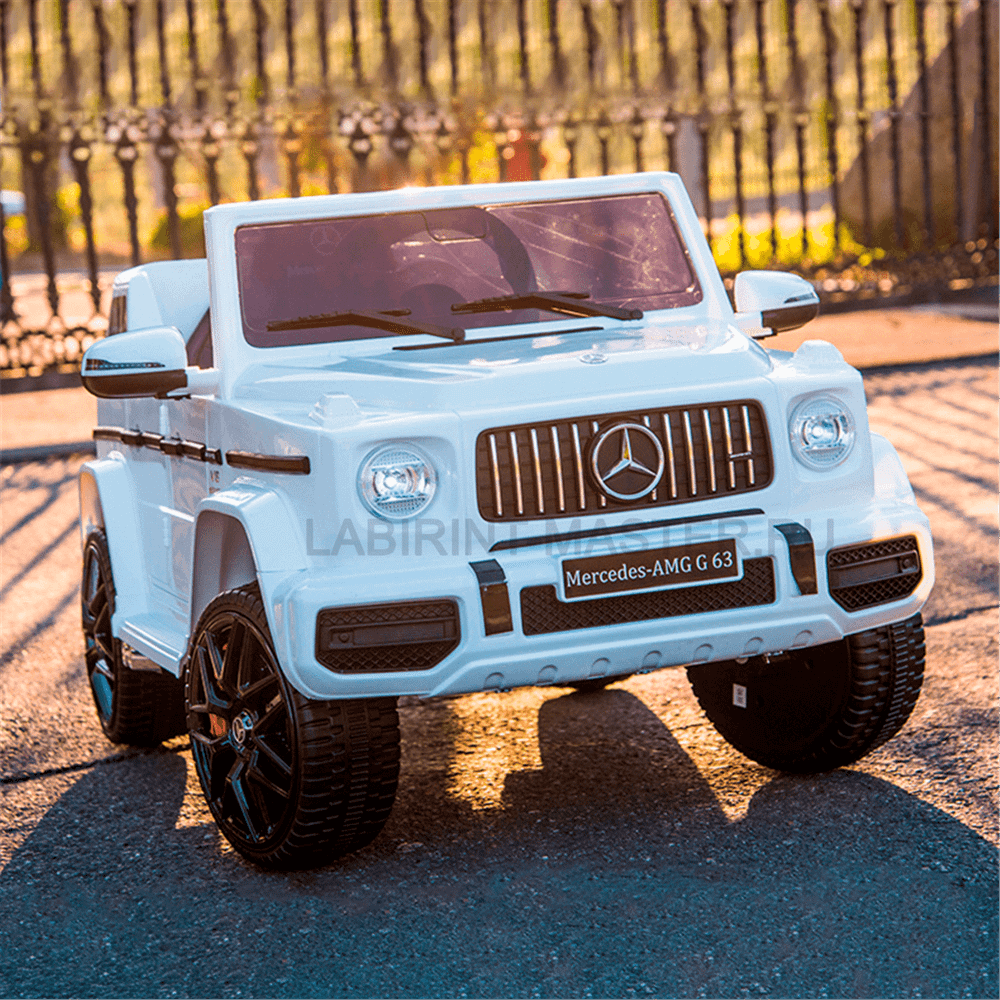 Детский электромобиль "Mercedes-Benz  G63" 12V,белый