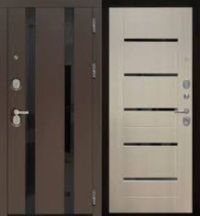 Дверь ламинированная 4С3 ПО 2000*800  худож. стекло, Миланский орех