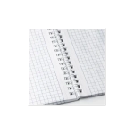 Блокнот А-5 греб. 80л. BRAUBERG, "Архитектура", клетка лак , жесткая подложка 114382