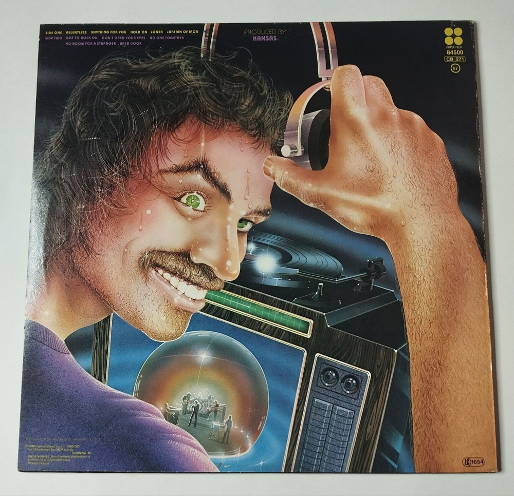 Винтажная виниловая пластинка LP Kansas Audio Visions (Holland 1980)
