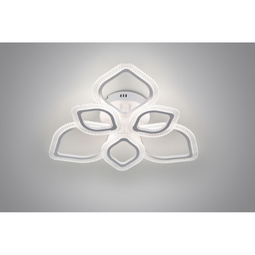 Светильник потолочный светодиодный Rivoli Megan 6110-107 106 Вт LED 2800К - 6200К модерн с пультом | Интерьерные светодиодные светильники