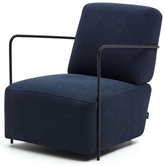 Gamer Кресло синего цвета и металла с черной отделкой