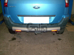 Фаркоп оцинкованный Galia F082C для Ford Fusion / Fusion Calero 2002-2012(паспорт и сертификат в комплекте)(без электрики)
