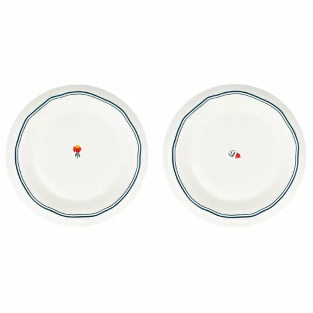 Набор тарелок Plush, Sunny Bells, d=21 см, 2 шт.