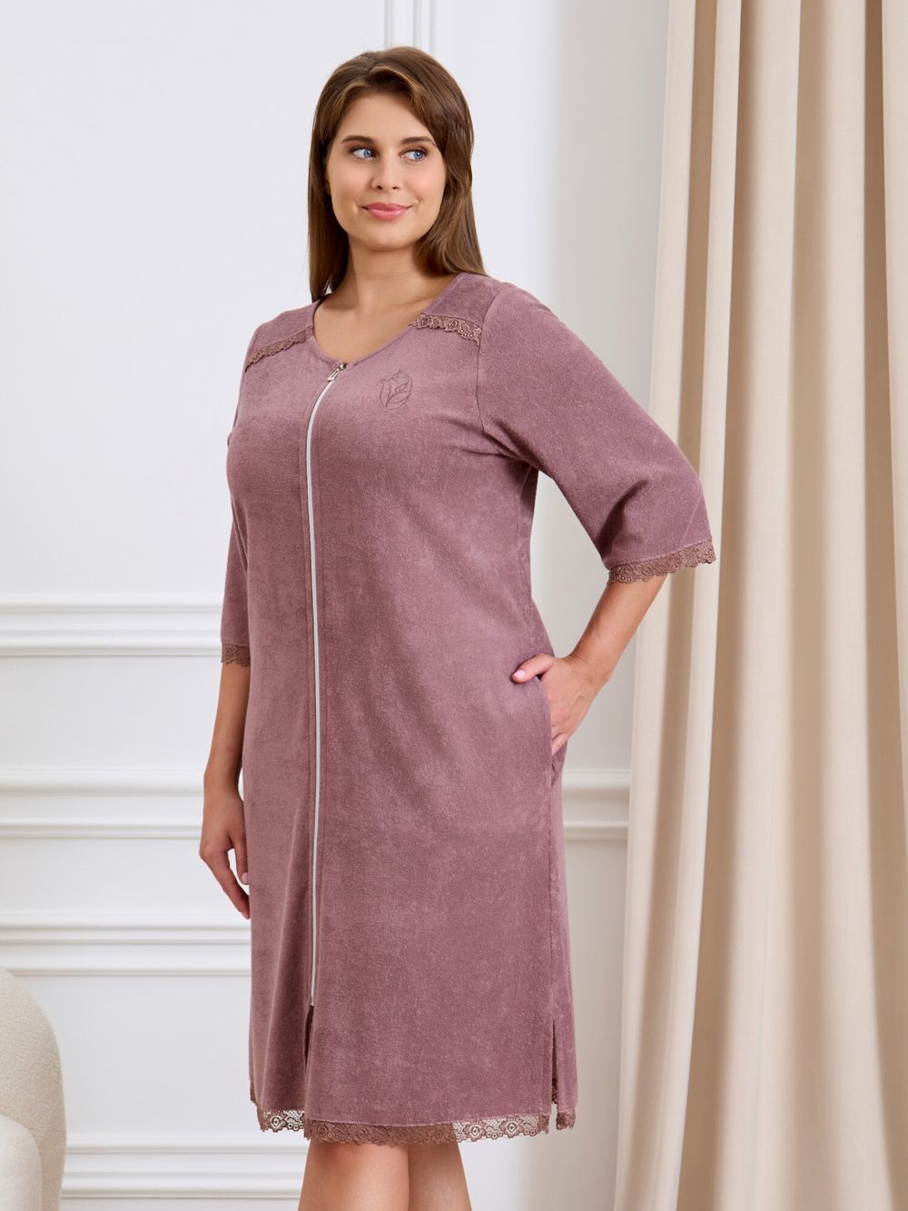 Халат Антей Виотекс КАПУЧИНО