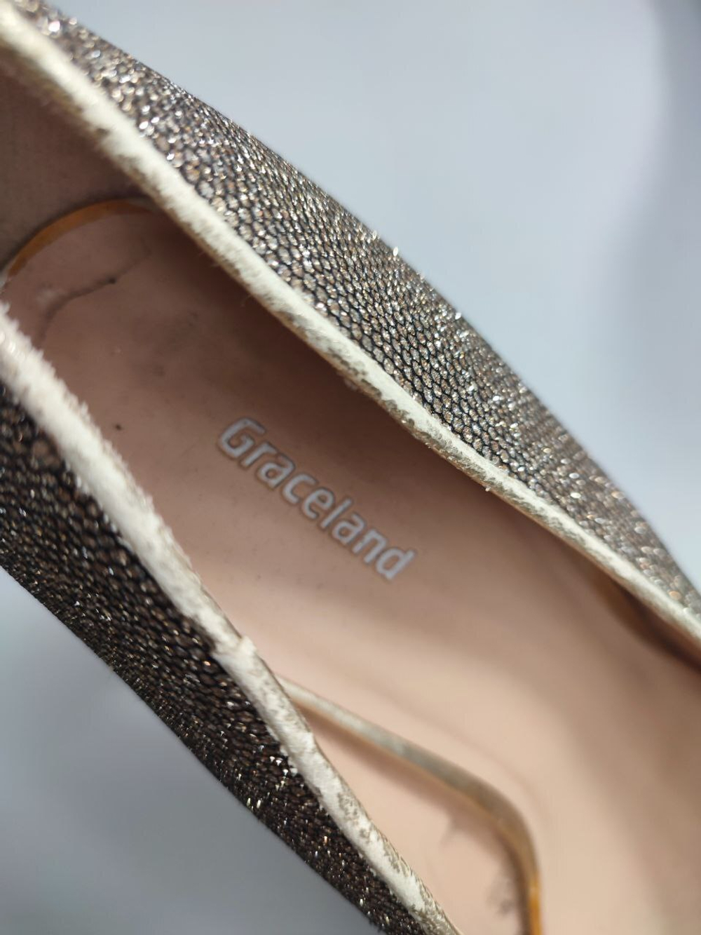 Туфли блестящие 41 размер