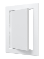 Люк ревизионный Л фланец 146х196 нажимной 168х218 пластик EVECS