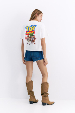 PULL&BEAR Футболка оверсайз «История игрушек», белый