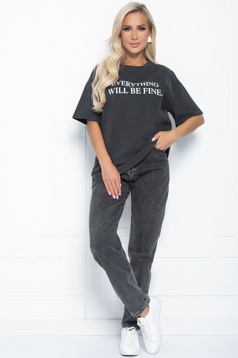 Джинсы Аби (серые) Б11175 LT Collection (Акция)