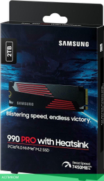 SSD диск Samsung 990 Pro 2Tb (MZ-V9P2T0CW)